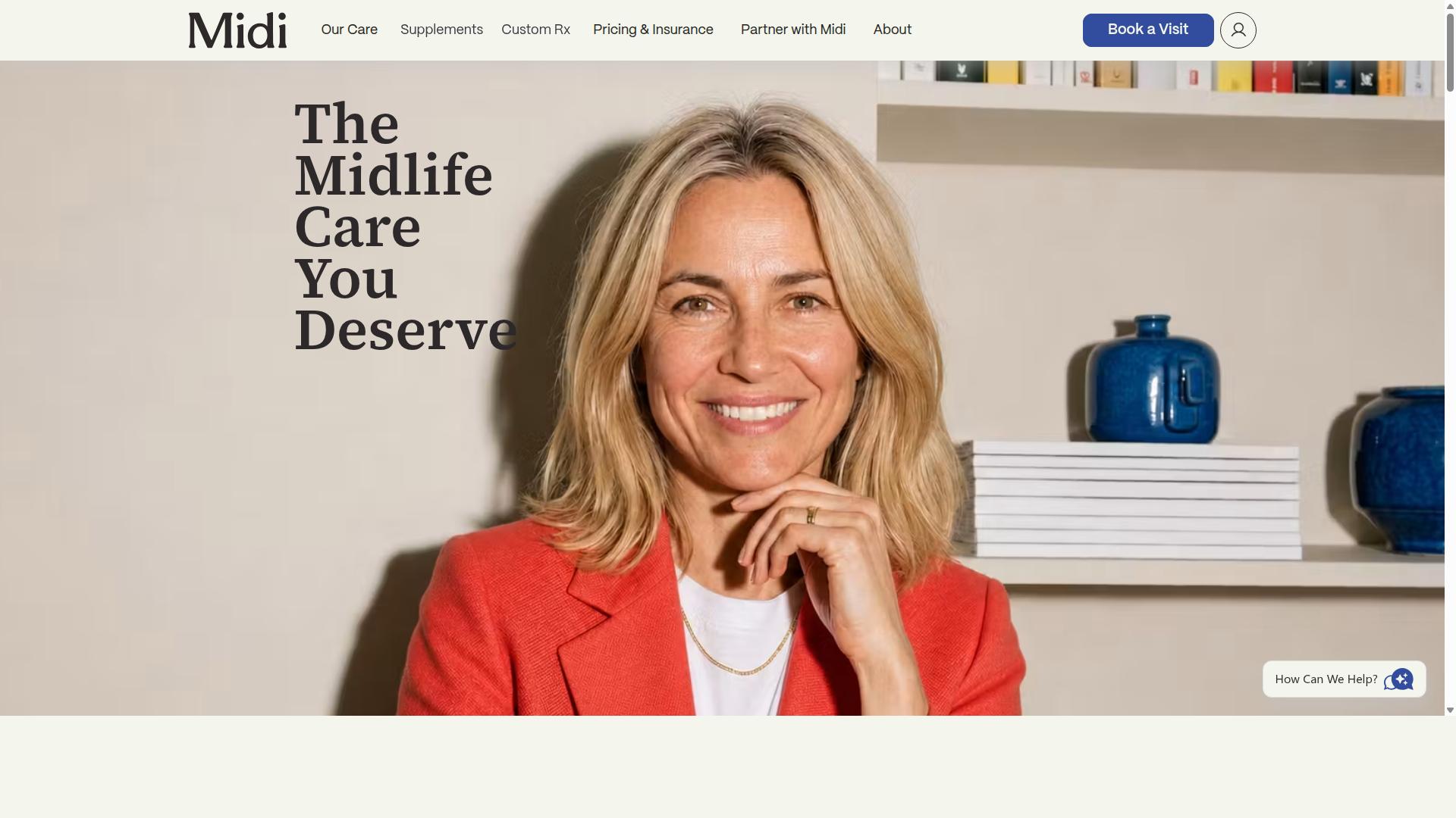 Midi Health website